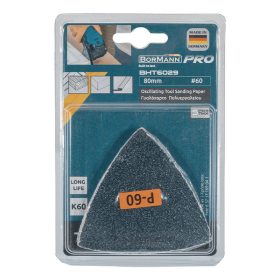 BORMANN Pro univerzális csiszolólap 5db,80mm p60 (BHT6029)