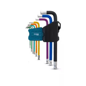   BORMANN Pro 9 DARABOS hosszú IMBUSZ KÉSZLET, GÖMB VÉGGEL, 1-10MM (BHT7240)