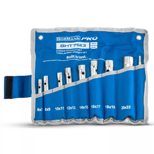 BORMANN Pro 8 részes csőkulcs készlet, 6-22mm (BHT7563)