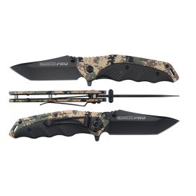   BORMANN Pro összecsúkható kés194mm, fekete pénge (BHT7596)