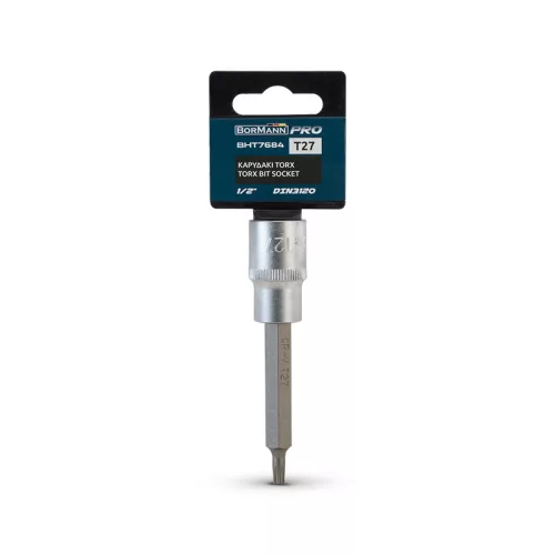 BORMANN Pro 1/2" TORX bitfej, T27 (BHT7684)