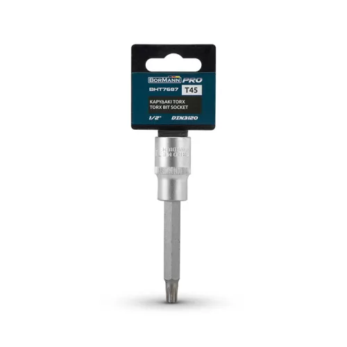 BORMANN Pro 1/2" TORX bitfej, T45 (BHT7687)
