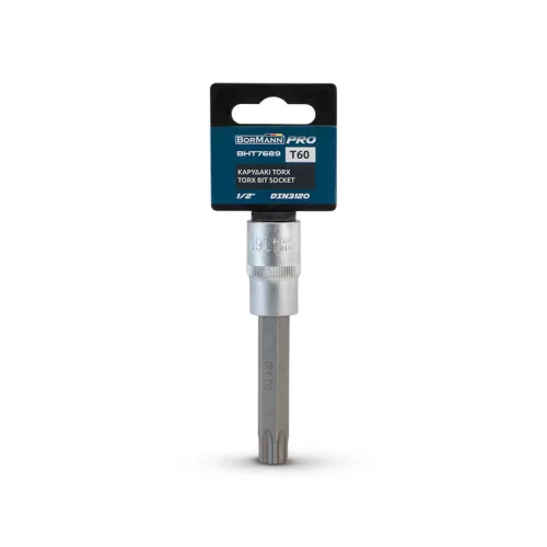 BORMANN Pro 1/2" TORX bitfej, T60 (BHT7689)