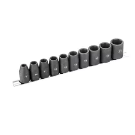   BORMANN Pro DUGÓKULCS KÉSZLET GÉPI 1/2" 10 RÉSZES 8-21 MM (BHT7703)