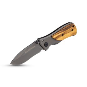   BORMANN Pro Zsebkés (bicska) ROZSDAMENTES ACÉL penge ÉS FA markolat (BHT7714)