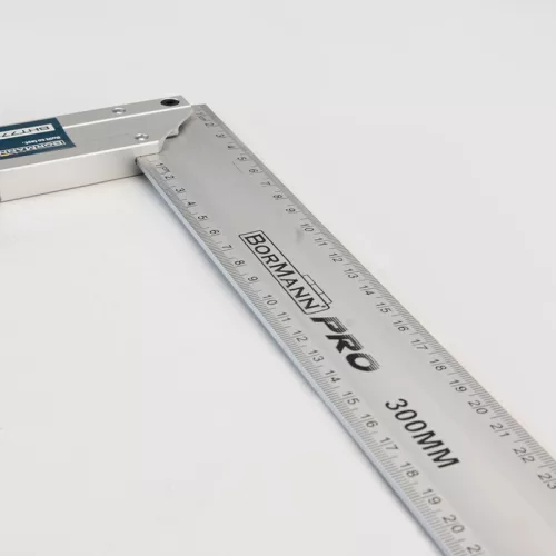 BORMANN Pro alumínium ács szögmérő 40 cm, vízmértékkel (BHT7764)