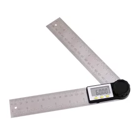   BORMANN Pro Digitális szögmérő vonalzó 200 mm, 0–360°, 0,5° felbontás, ±0,3° pontosság (BHT7776)
