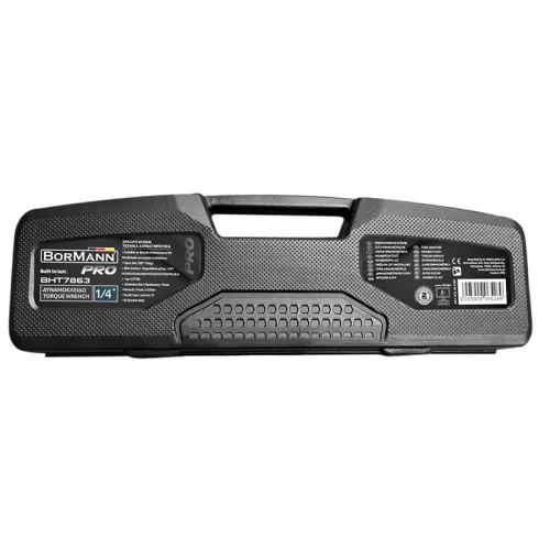 BORMANN Pro Nyomatékkulcs készlet 1/4”, 5–25 Nm, 72 fogú racsnival, 13 részes (BHT7863)