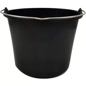   BORMANN műanyag vödör 12 L,  fém fogantyúval, fekete (BHT7970)