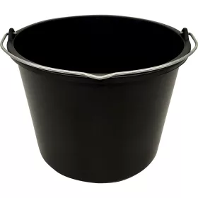   BORMANN műanyag vödör 20 L,  fém fogantyúval, fekete (BHT7972)
