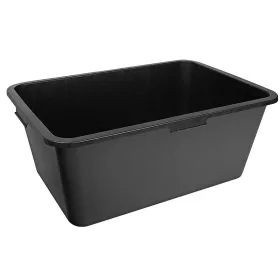  BORMANN HABARCS LÁDA  80LT, NÉGYSZÖG, 78x55,5x30,3cm , MÉRŐVEL, FEKETE (BHT7978)