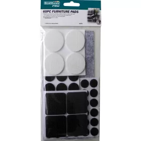   BORMANN ragasztós fizelt butoralátét  60db fekete/szürke (BHT8530)