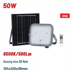   BORMANN Pro Reflektor napelemes LED világítással, külön napelemmel és távirányítóval, 500 lm, IP65 (BLF2050)