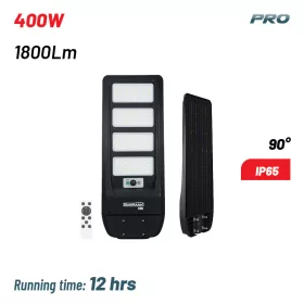   BORMANN Napelemes LED utcai lámpa 1800 lm, 6500 K, IP65 (BLF3400)