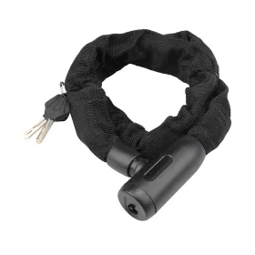   BORMANN Pro Lopásgátló Motorkerékpár Lánc 100cm, Vastagság 10mm, Zárral és Bevonattall (BLK1340)
