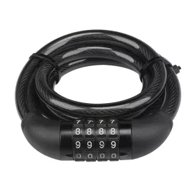   BORMANN Pro Lopásgátló Motorkerékpár Lakat 120cm, Vastagság 12mm, Kombinált Zárral  (BLK1345)