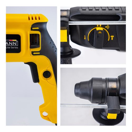 BORMANN Lite Fúró-Véső kalapács SDS-Plus befogás, 800W, Ütőerő: 3J +tartozékok (BPH3010)