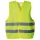 BORMANN Biztonsági mellény XXL, sárga, 120g, 2x5cm fényvisszaverő csíkok (BPP7202)