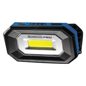   BORMANN Pro AKKUMULÁTOROS MUNKAI LÁMPA 500Lm, MÁGNESEN, VÍZÁLLÓ, 180°-ban FORGATÓ ÁLLVÁNY, mini (BPR6014)
