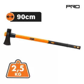   NAKAYAMA PRO Hasító fejsze tűzifa darabolásához, 2,5 kg, 90 cm, üvegszálas nyéllel (BSA1000)