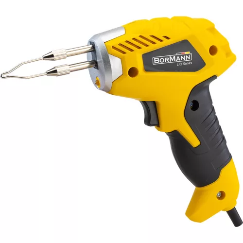 BORMANN Forrasztópisztoly 100 W, LED világítással, tartozék forrasztóhegyekkel (BSG2100)