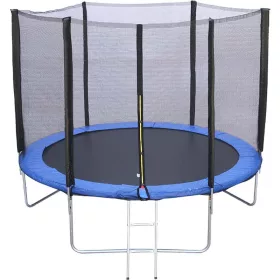   BORMANN ELITE Kerti trambulin védőhálóval és létrával, Ø244 cm, 100 kg teherbírással (BSP1086)