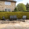 BORMANN 4 RÉSZES KERTI BÚTÓR SZETT 2 FOTEL ÉS 1 KÉTÜLÉSES KANAPÉ ÉS 1 ASZTAL (BSP1168)