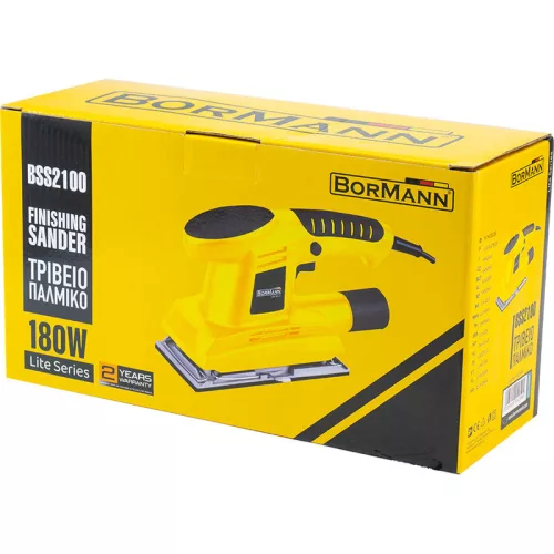 BORMANN Lite Rezgőcsiszoló 180W, 187x90mm, 11000rpm (BSS2100)
