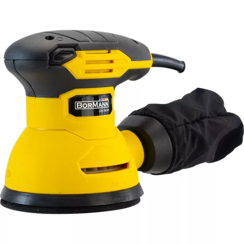 BORMANN Lite Excenter csiszoló 400W, Φ125mm, 14000rpm, PORGYŰJTÉS (BSS2450)