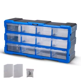   BORMANN Pro Szortimenter FIÓKokkal "PARROT", 12 rekeszes, 49,7x15,7x25 cm (BTB3346)