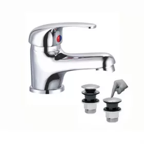   BORMANN ELITE Mosdó csaptelep "IRIS", POP-UP lefolyó dugóval (BTW3030)