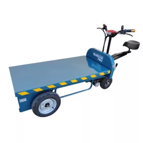   BORMANN Pro ELEKTROMOS ÁRUSZÁLLÍTÓ KOCSI, JÁRMŰ, MAX. TERHELÉS 700Kg, 800W, PÁLLÓMÉRETEK 120X60cm, VEZETŐÜLÉSSEL, (BWR2650)