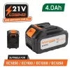 NAKAYAMA AKKUMULÁTOR 21V/4Ah EC1050, EC1100, EC1200, EC1250-hez (EC1101)