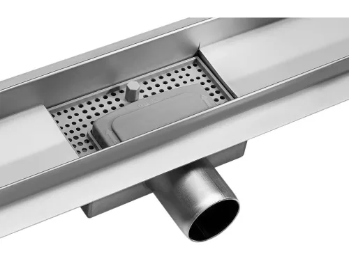 FALA LINEAR DRAIN WET&DRY ZUHANYLEFOLYÓ FEKETE ÜVEG 70 CM (71615)