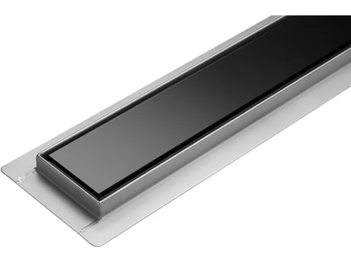 FALA LINEAR DRAIN WET&DRY ZUHANYLEFOLYÓ FEKETE ÜVEG 70 CM (71615)