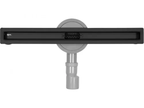 FALA Zuhanyfolyóka SLIM FEKETE 50 CM (71635)