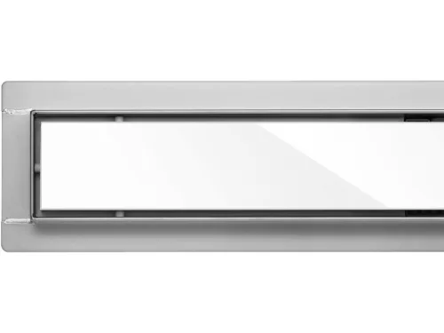 FALA LINEAR ZUHANYLEFOLYÓ DRAIN FEHÉR ÜVEG 70 CM WET&DRY (75382)