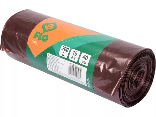 FLO PERFORÁLT HULLADÉKZSÁKOK LEVELEKHEZ 200L 10DB (09484)