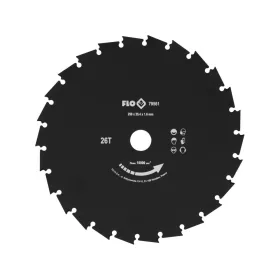  FLO BOZÓTVÁGÓ  FŰRÉSZPENGE FŰKASZÁRA 250 MM / 25,4 MM (79561)