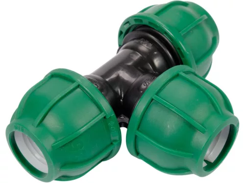 FLO PE vizes szerelvény ( csatlakozó ) PP 25 mm x 25 mm x 25 mm (88865)