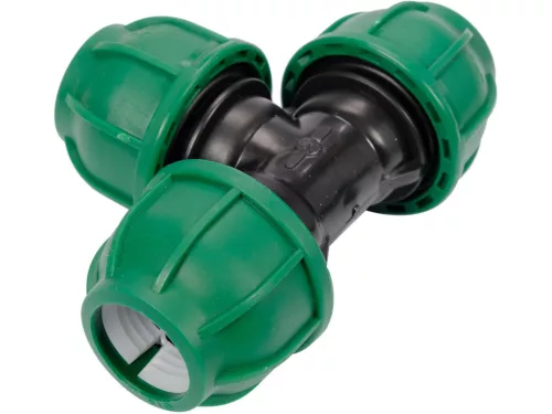 FLO PE vizes szerelvény ( csatlakozó ) PP 25 mm x 25 mm x 25 mm (88865)