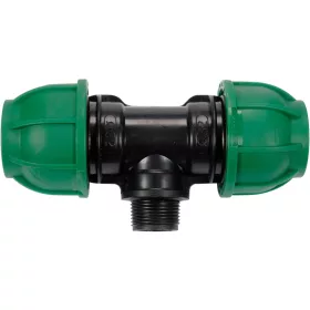 FLO CSŐCSATLAKOZÓ PP GZ 32MM x 3/4" x 32MM (88906)