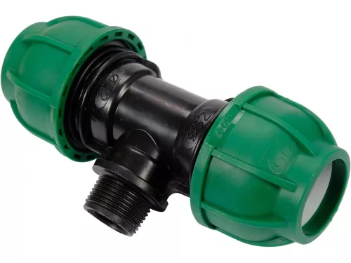 FLO CSŐCSATLAKOZÓ PP GZ 32MM x 3/4" x 32MM (88906)