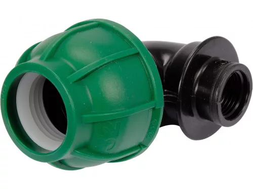 FLO CSŐCSATLAKOZÓ KÖNYÖK  PP 90° GW 32mm x 1/2" (88911)