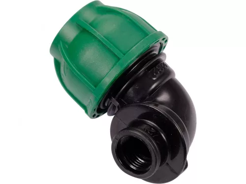 FLO CSŐCSATLAKOZÓ KÖNYÖK  PP 90° GW 32mm x 1/2" (88911)