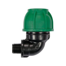   FLO Vizes csatlakozó ( könyök )  PP 90° GZ 32mm x 1/2" (88914)