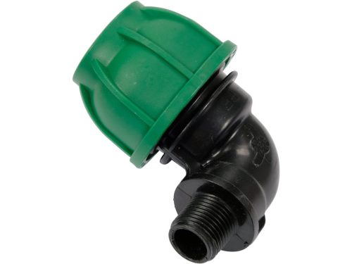 FLO Vizes csatlakozó ( könyök )  PP 90° GZ 32mm x 1/2" (88914)