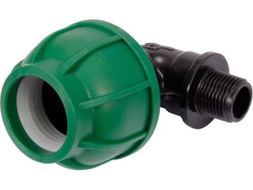 FLO Vizes csatlakozó ( könyök )  PP 90° GZ 32mm x 1/2" (88914)