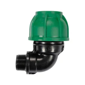   FLO CSŐCSATLAKOZÓ KÖNYÖK  PP 90° GZ 32mm x 3/4" (88915)