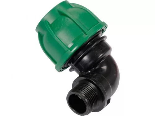 FLO CSŐCSATLAKOZÓ KÖNYÖK  PP 90° GZ 32mm x 3/4" (88915)